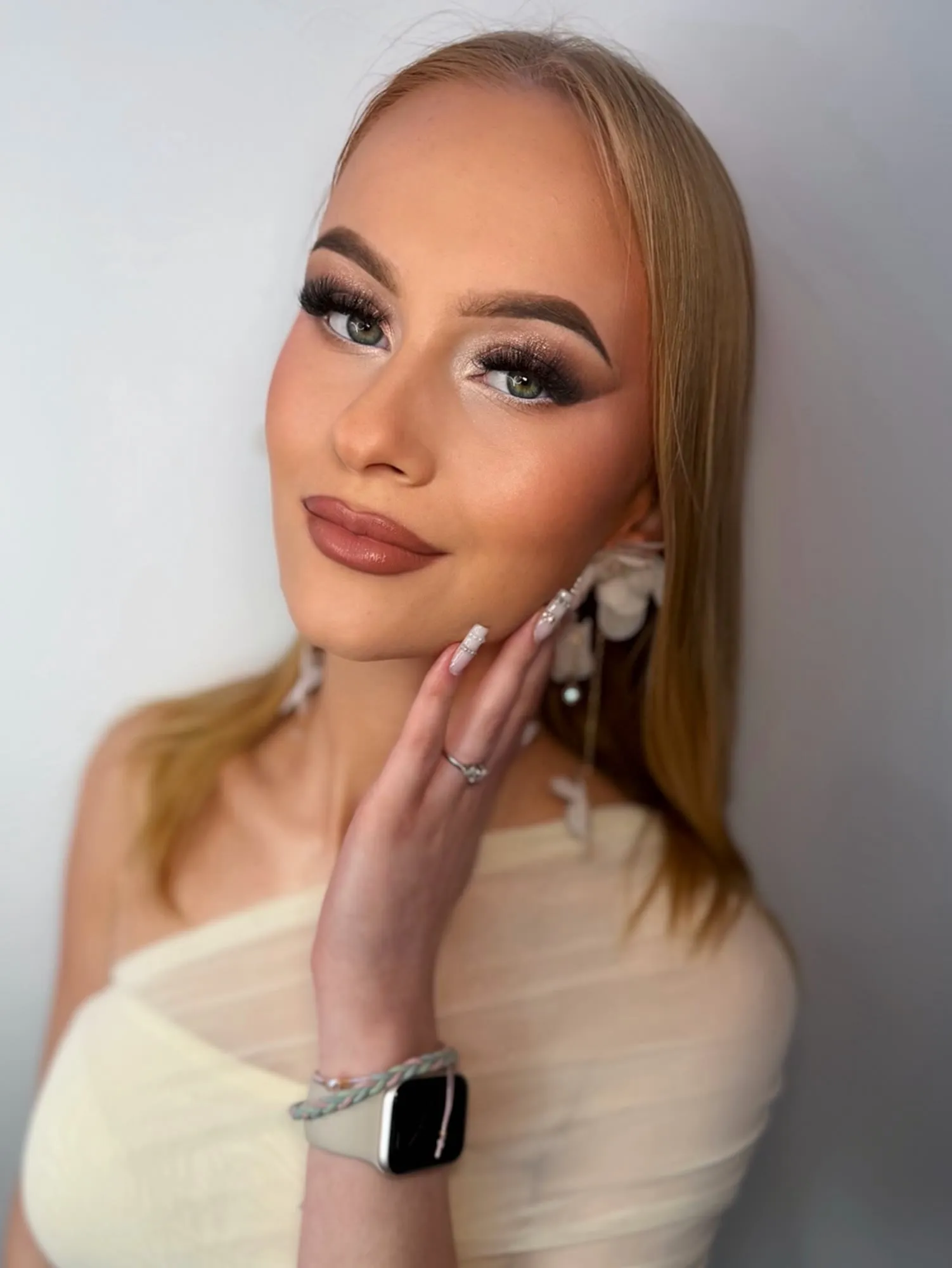 Makijaż Ślubny Glam, efekt ze szkolenia